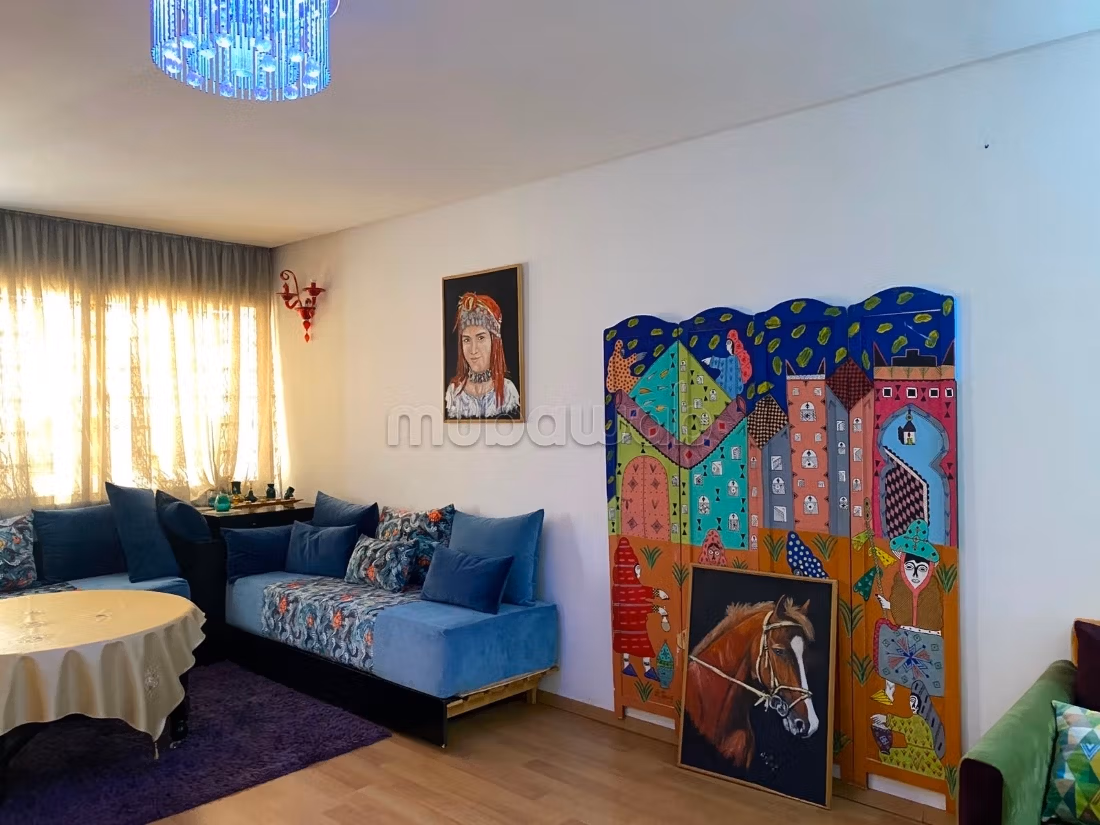 Superbe appartement à louer en Hassan Centre Ville. Surface de 120 m². Meublé — 6