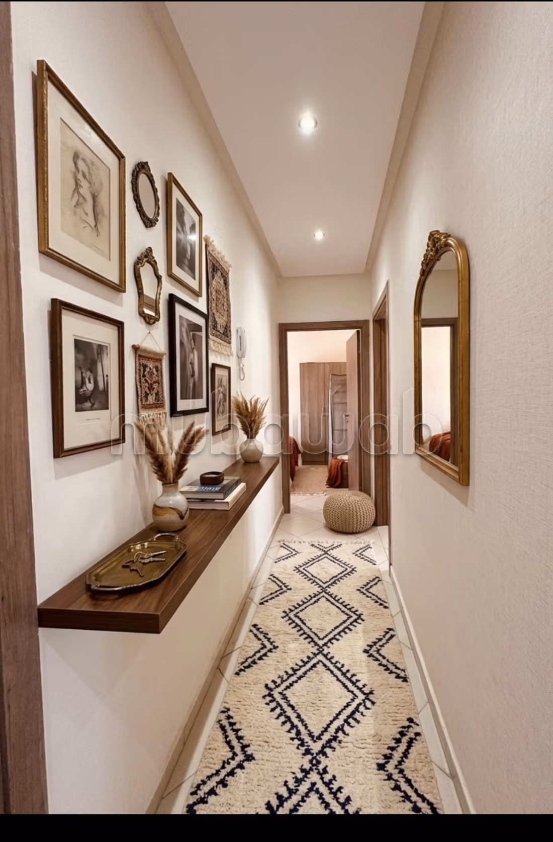 Appartement de vacances à louer à Route Casablanca. 3 pièces confortables. Système de parabole et salon marocain