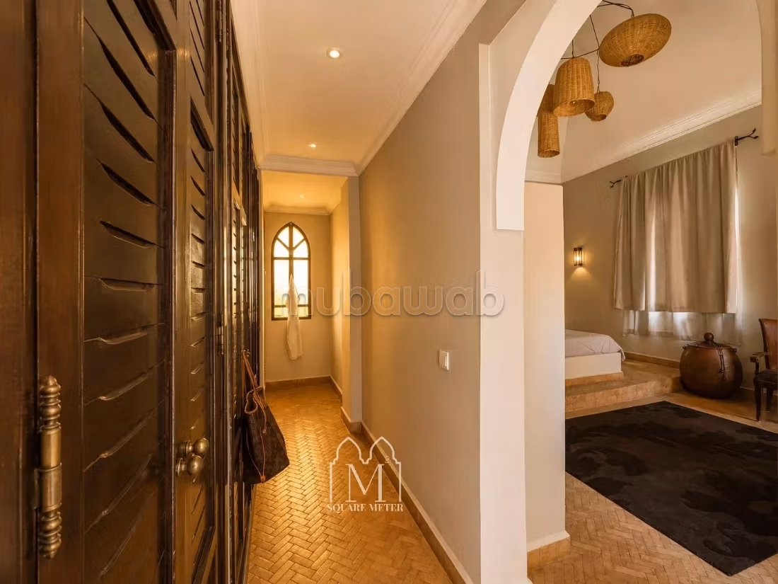 Casa de lujo estilo beldi con olivar