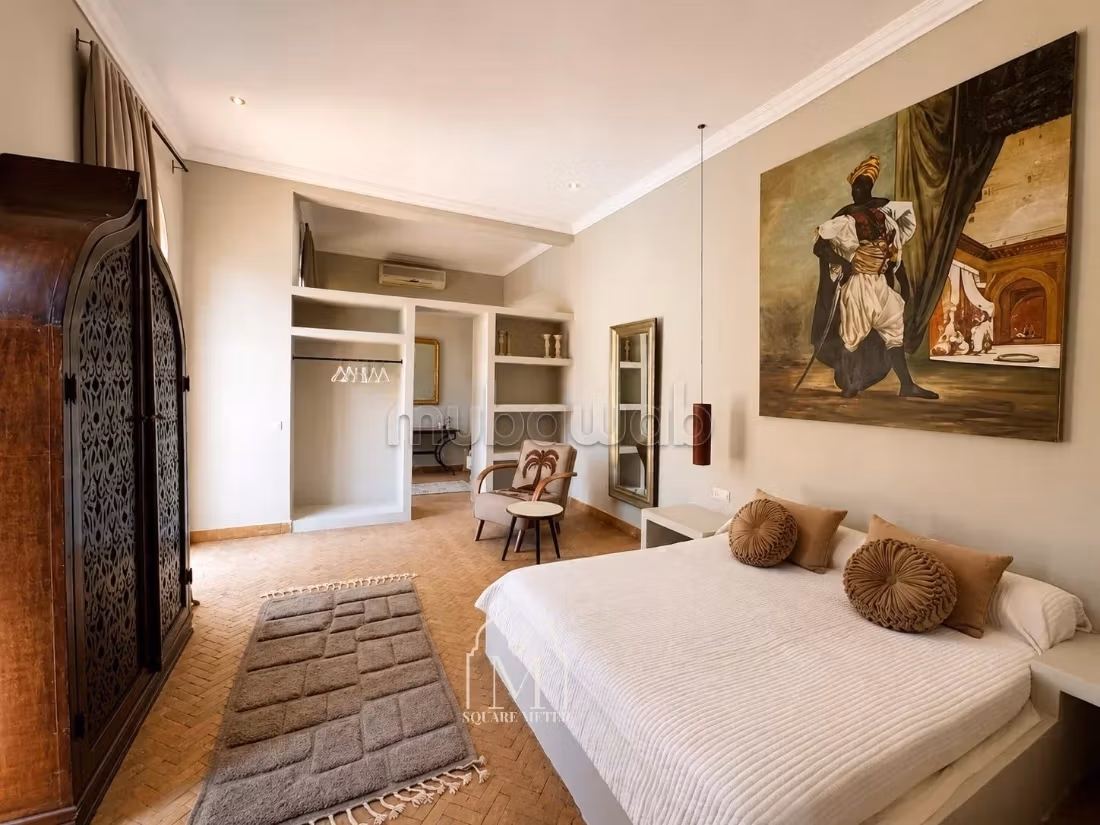 Casa de lujo estilo beldi con olivar
