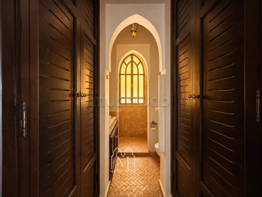 Casa de lujo estilo beldi con olivar