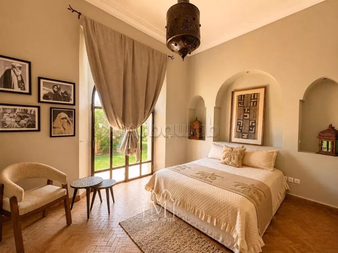 Casa de lujo estilo beldi con olivar