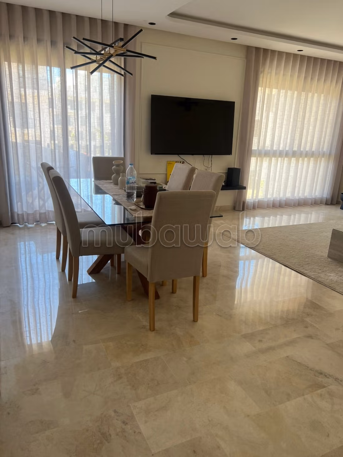 Location appart 3 ch meuble ai Diab
extension terass — 4