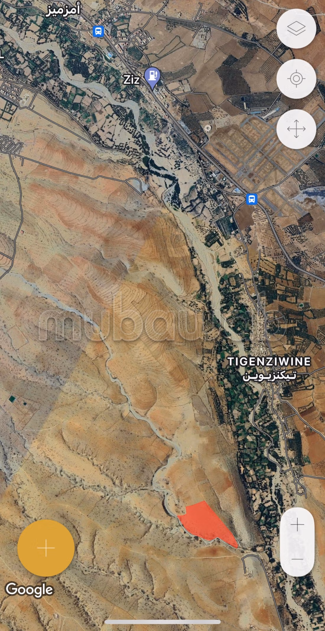 Terrain vue vallée – 15 min d’Agafay