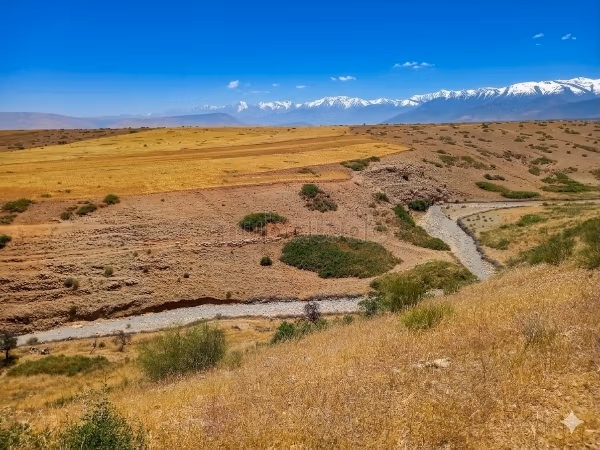 Land with valley view - 15 minutes from Agafay