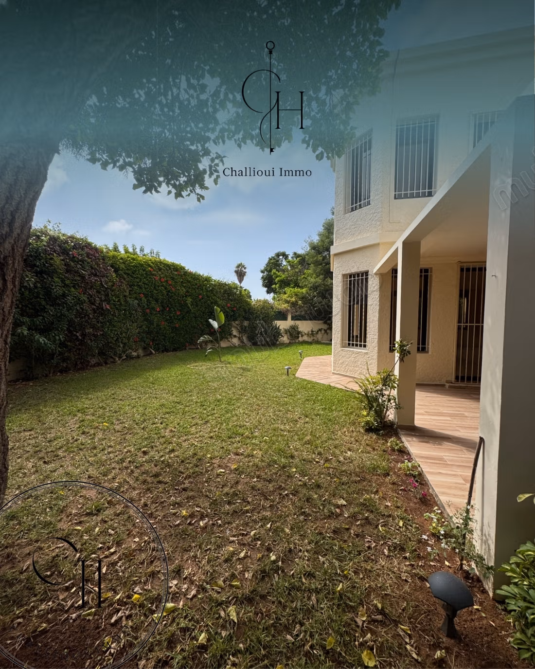Location villa sans vis à vis au centre de hay Riad