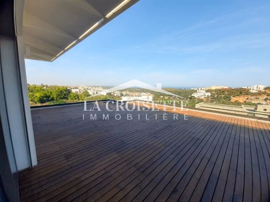 Attico S3 con vista mare a Gammarth