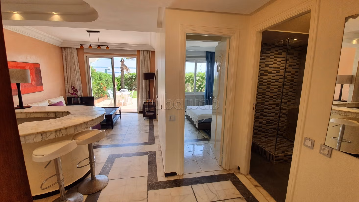 Joli appartement avec terasse piscine a ain diab — 3