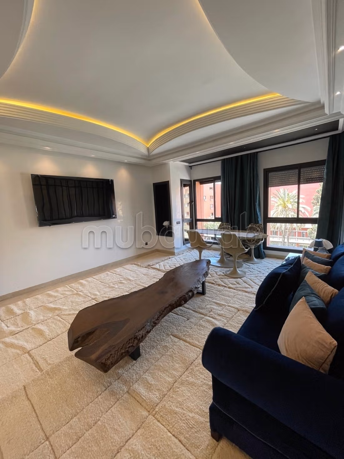Bel appartement en location à Guéliz. 4 pièces. Meublé