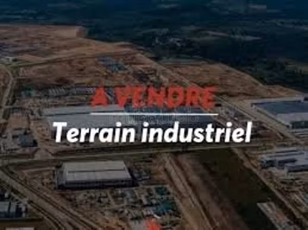 À Vendre terrain industriel