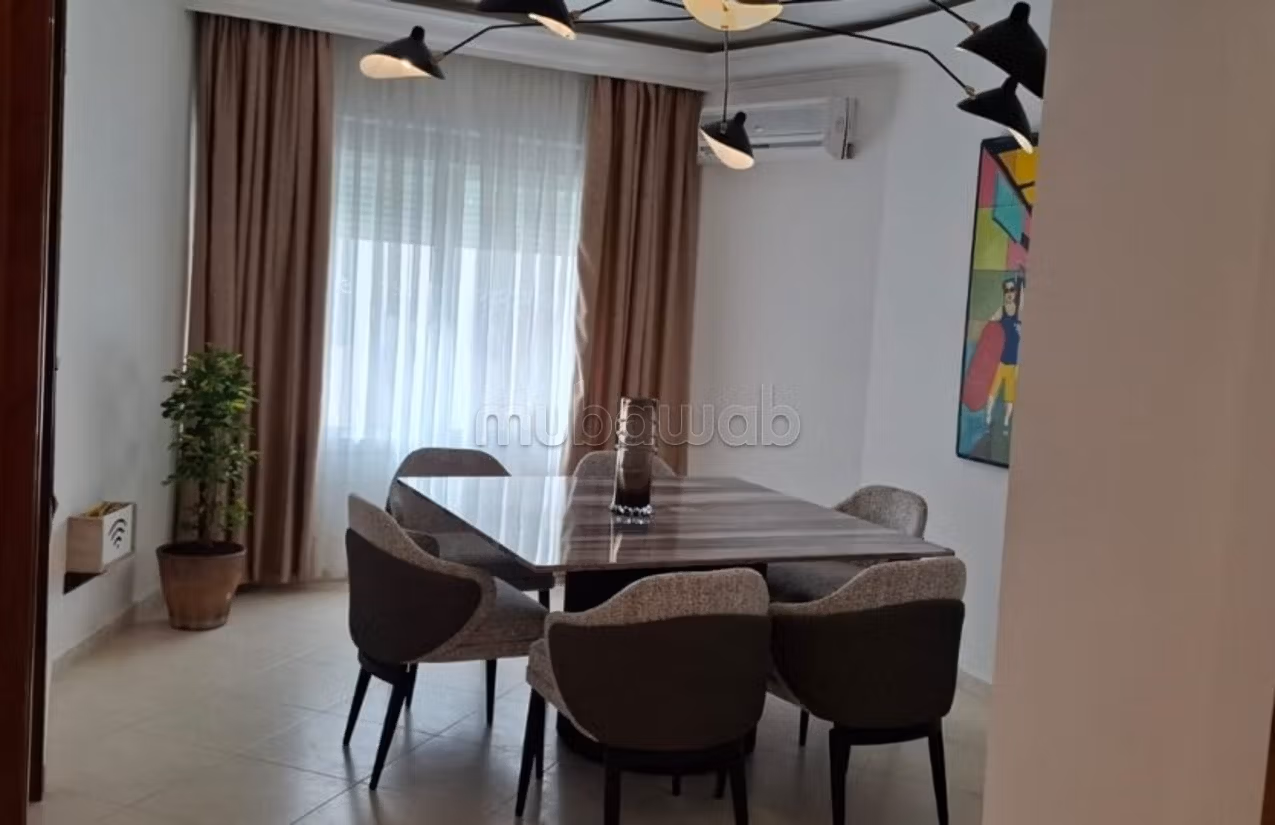 A louer magnifique appartement renove de 120 m² – quartier iberia – tanger – reference: ltaam20526