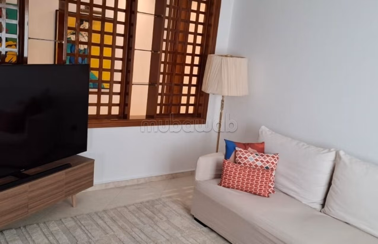 A louer magnifique appartement renove de 120 m² – quartier iberia – tanger – reference: ltaam20526