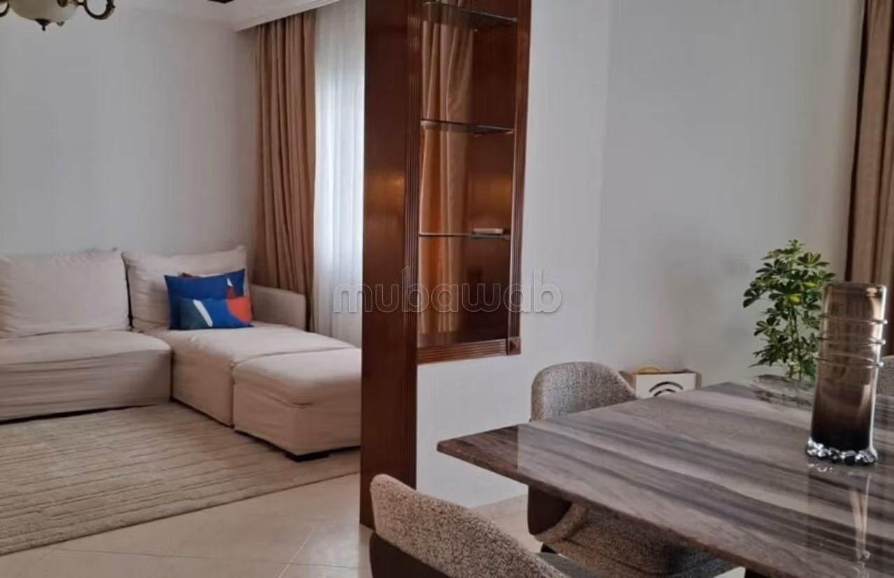 A louer magnifique appartement renove de 120 m² – quartier iberia – tanger – reference: ltaam20526