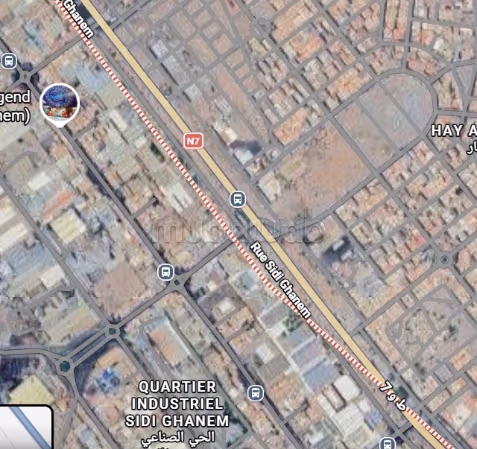 Hangar a louer 1016 M2 Sidi Ghanem