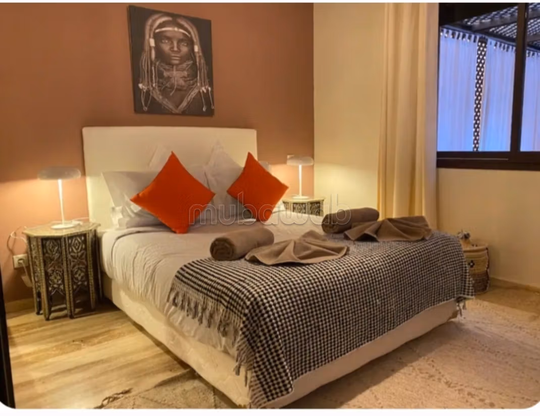 LOCATION LONGUE DURÉE – Bel appartement 63 m² terrasse 35 m² – Parking privé – Cœur de Gueliz AU CŒUR VIVANT DE GUELIZ — 2