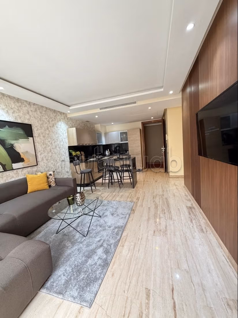 Bel appartement en location à Anfa. 2 belles chambres. Meublé — 2