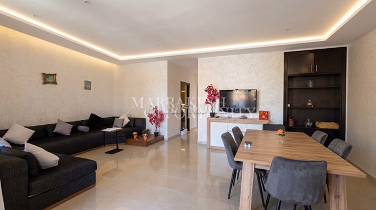 Ground floor apartment for rent in Agdal