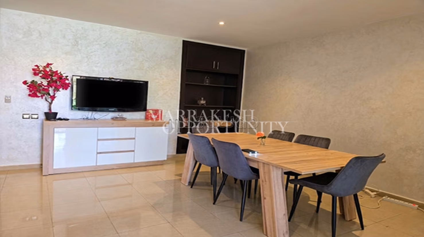 Ground floor apartment for rent in Agdal