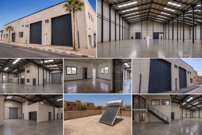 Commerciele ruimte te huur op de Route de Safi. Oppervlakte 1000 m²
