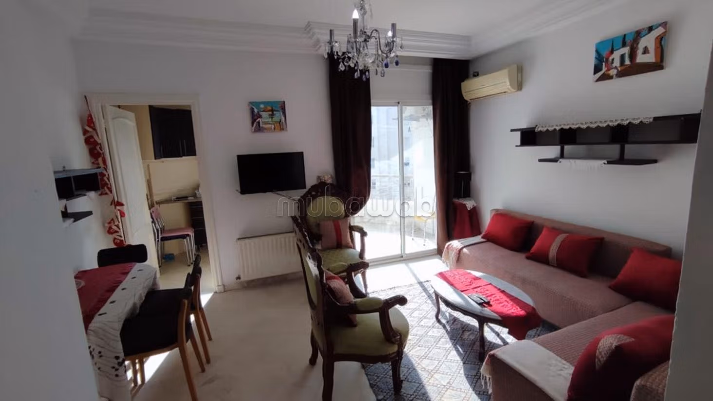 For rent a furnished S1 apartment in Cité El Wahat