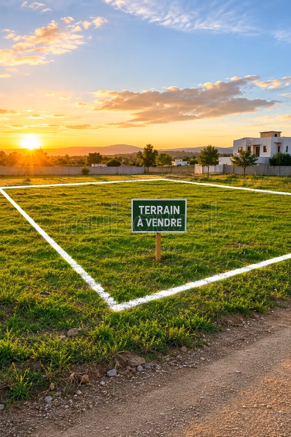 Terrain habitation ind. En vente