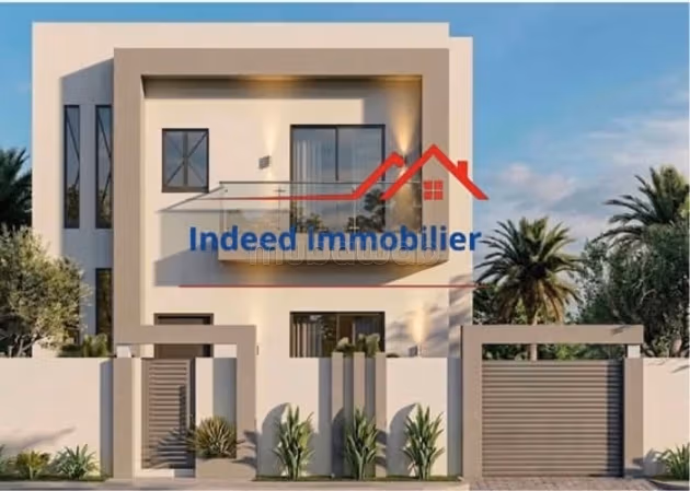 Villa bifamiliare moderna in fase di completamento
