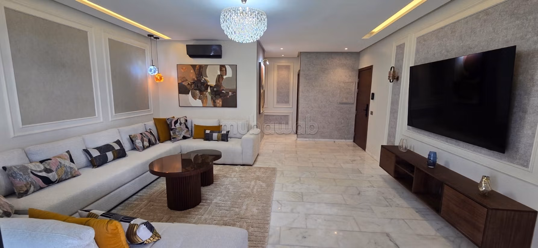 Affitto di un appartamento a Casablanca Finance City. 2 camere confortevoli. Ben arredato