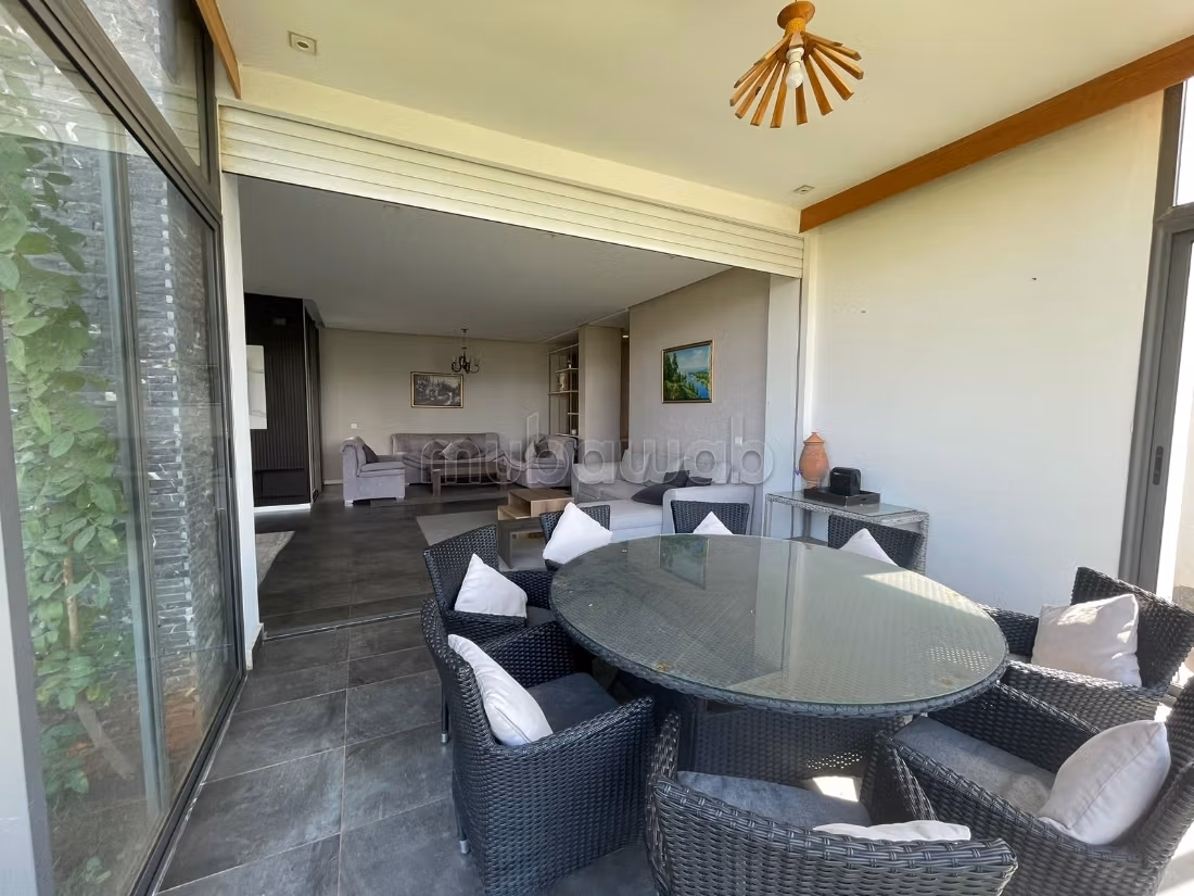 Luxurious garden apartment for rent in Darbouaza