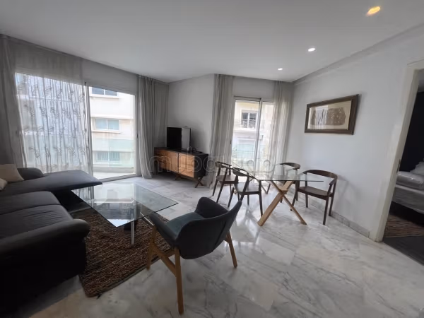 Apartment for rent in Triangle d'Or. 1 bedroom with balcony. Well furnished
