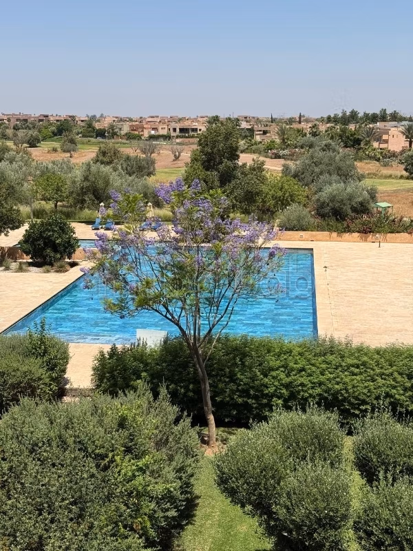 Locatie gemeubileerd appartement Golf City Prestigia Marrakech zwembad
