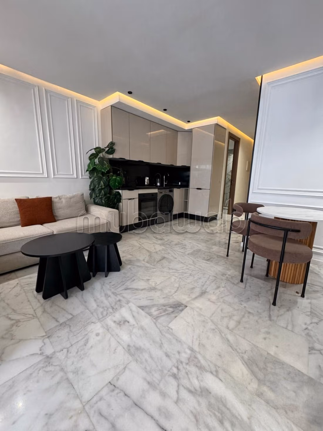 Bel appartamento in affitto a Ain Diab Extension. Superficie di 60 m². Ben arredato