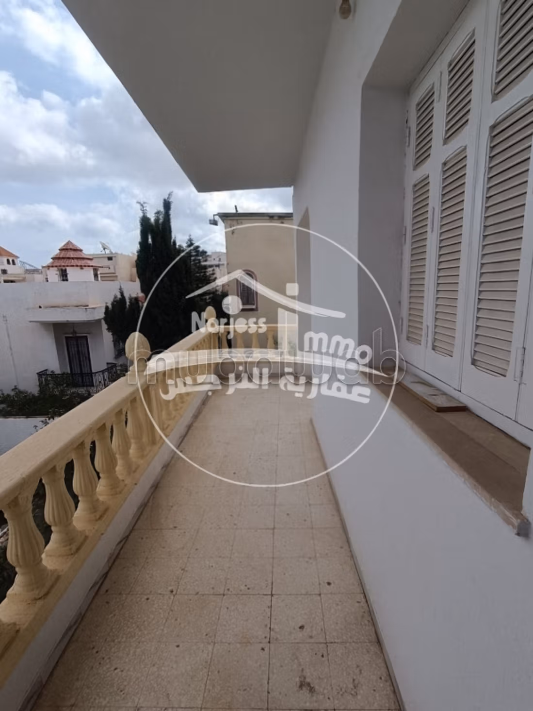 S2 al 1° piano di una villa a Khezema Ouest