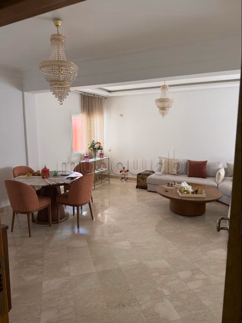 Appart au plein centre Tanger avec garage – 89 m² – 5 min Marina, Plage & Gare TGV