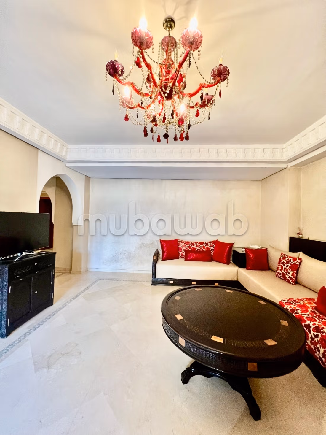 Superbe appartement à vendre à Guéliz. Superficie 131 m². Porte blindée, salon marocain — 3