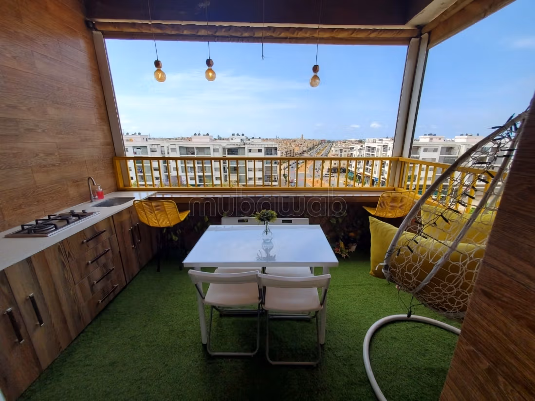 Bel apart équipé a louer par nuitée 
sala jadidaa