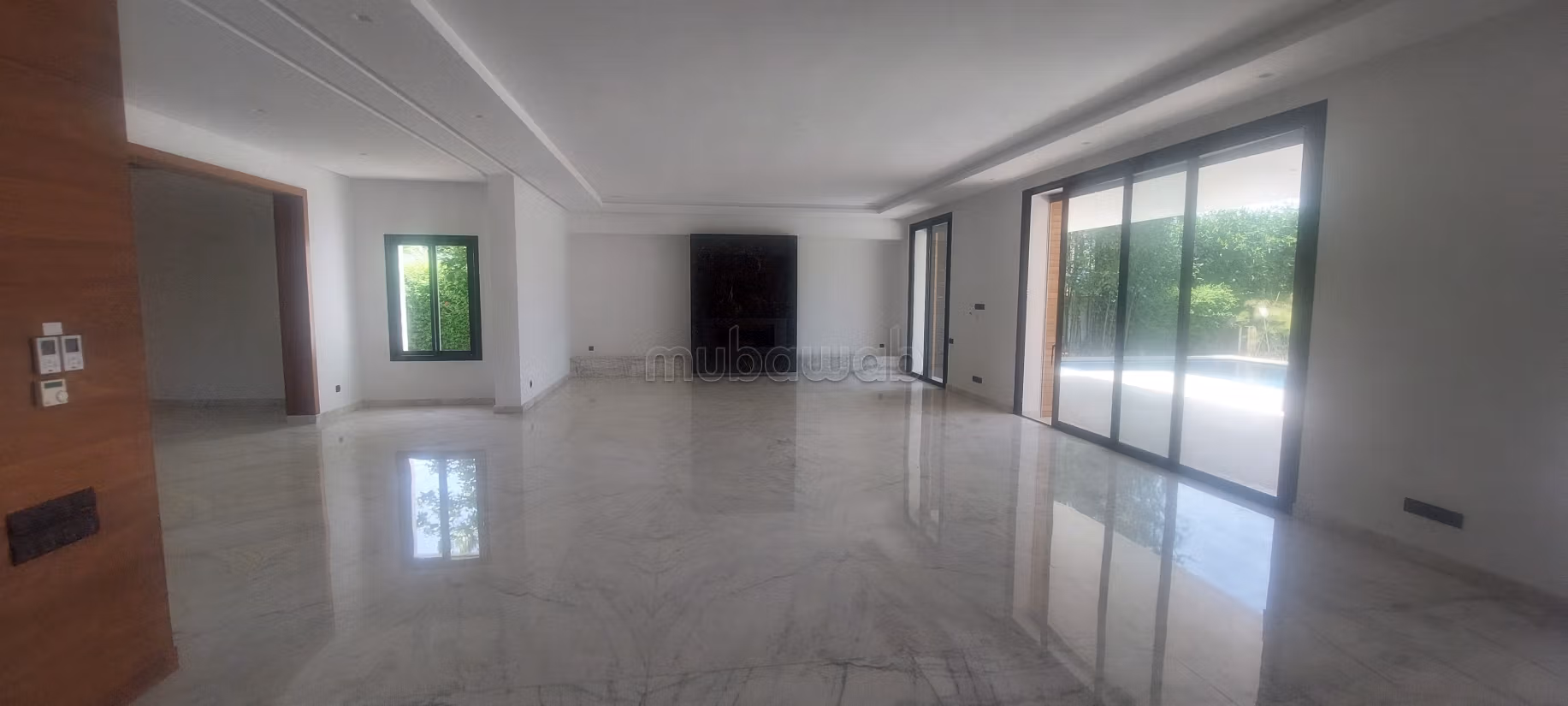 Prachtige villa te huur in de Ambassadewijk. 6 comfortabele kamers. Pantserdeur en centrale verwarming.