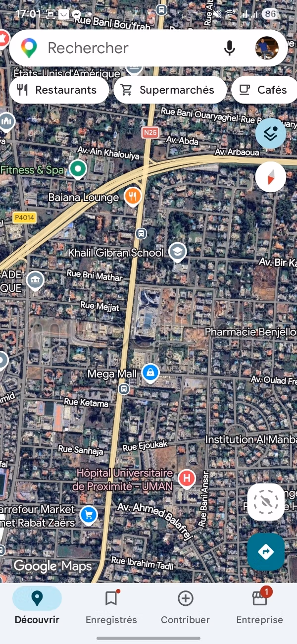 Land for sale in Souissi