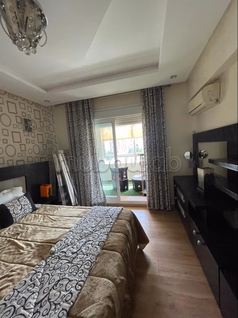Mooie appartement te koop in Tamesna. 2 slaapkamers. Gemeubileerd