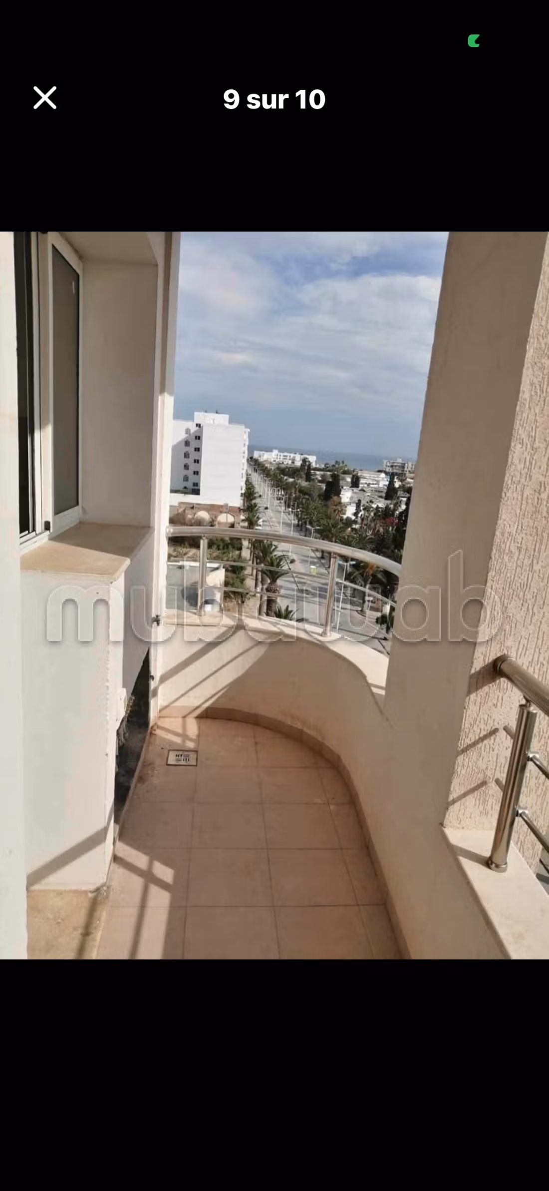 Appartamento con vista mare a Nabeul, strada della Corniche