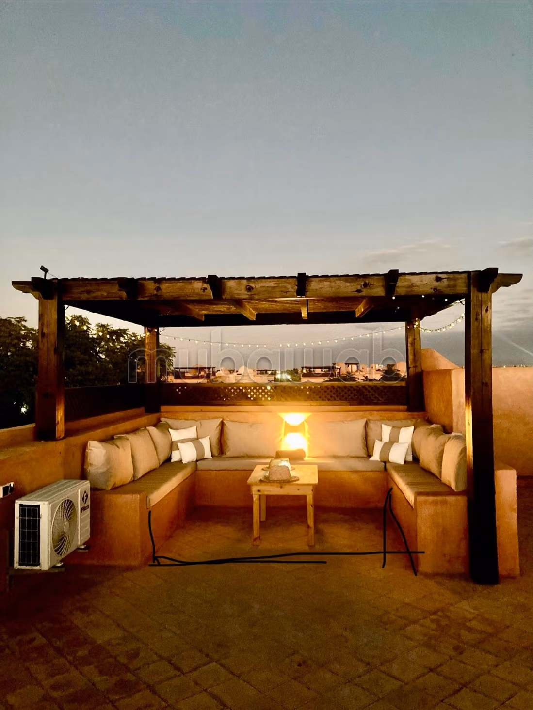Appartamento arredato in affitto a lungo termine in una residenza con 2 piscine, campo da calcio e da basket – Comfort & Posizione ideale. Marrakech Atlas Golf Resort️, strada di Fès km5, 20 min dal centro ️ 2 camere da letto, 2 bagni, terrazza panoramica