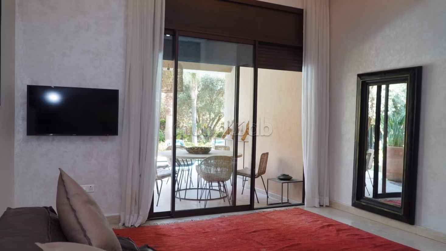 Te huur charmante gemeubileerde villa in Amelkis Marrakech