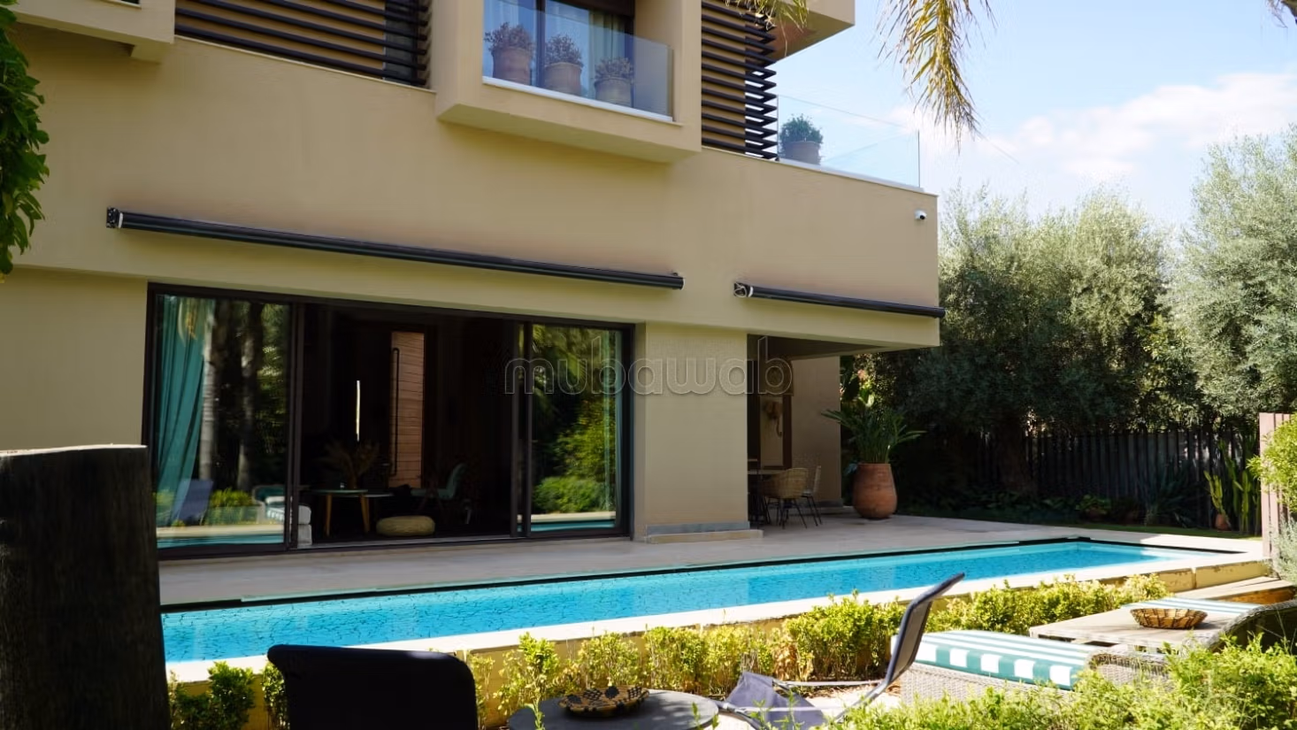 Te huur charmante gemeubileerde villa in Amelkis Marrakech