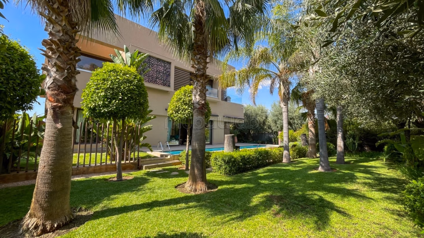 Te huur charmante gemeubileerde villa in Amelkis Marrakech
