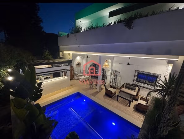 Villa en s1 à Mimosa Nabeul 2 min de la mer