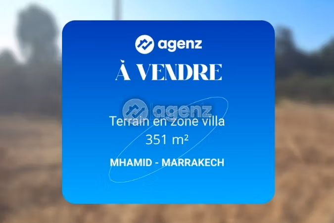 Land for sale 351 m² Mhamid Marrakech