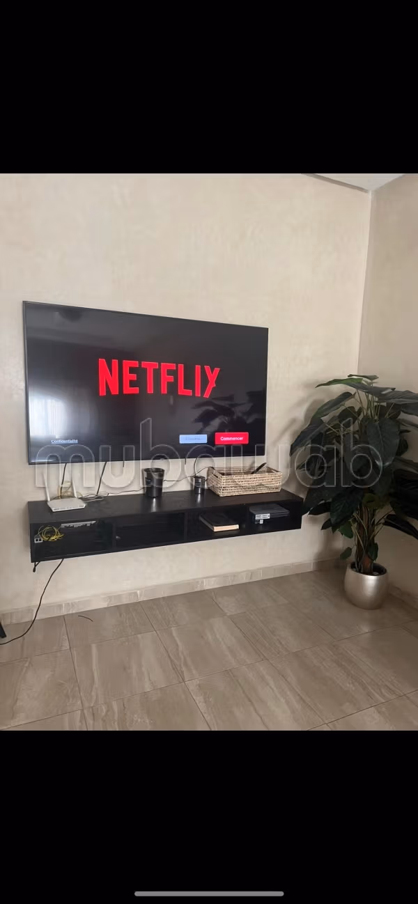 Appartement en location à jnane awrad. 3 belles chambres. Bien meublé