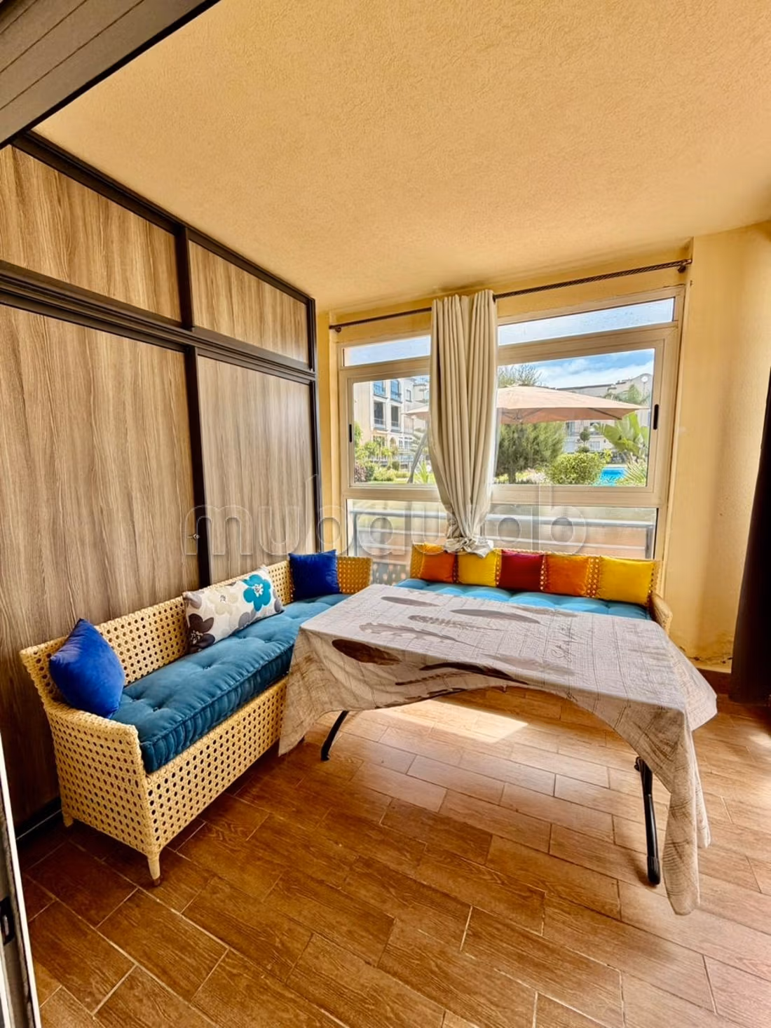 2 bedroom apartment for rent with pool view