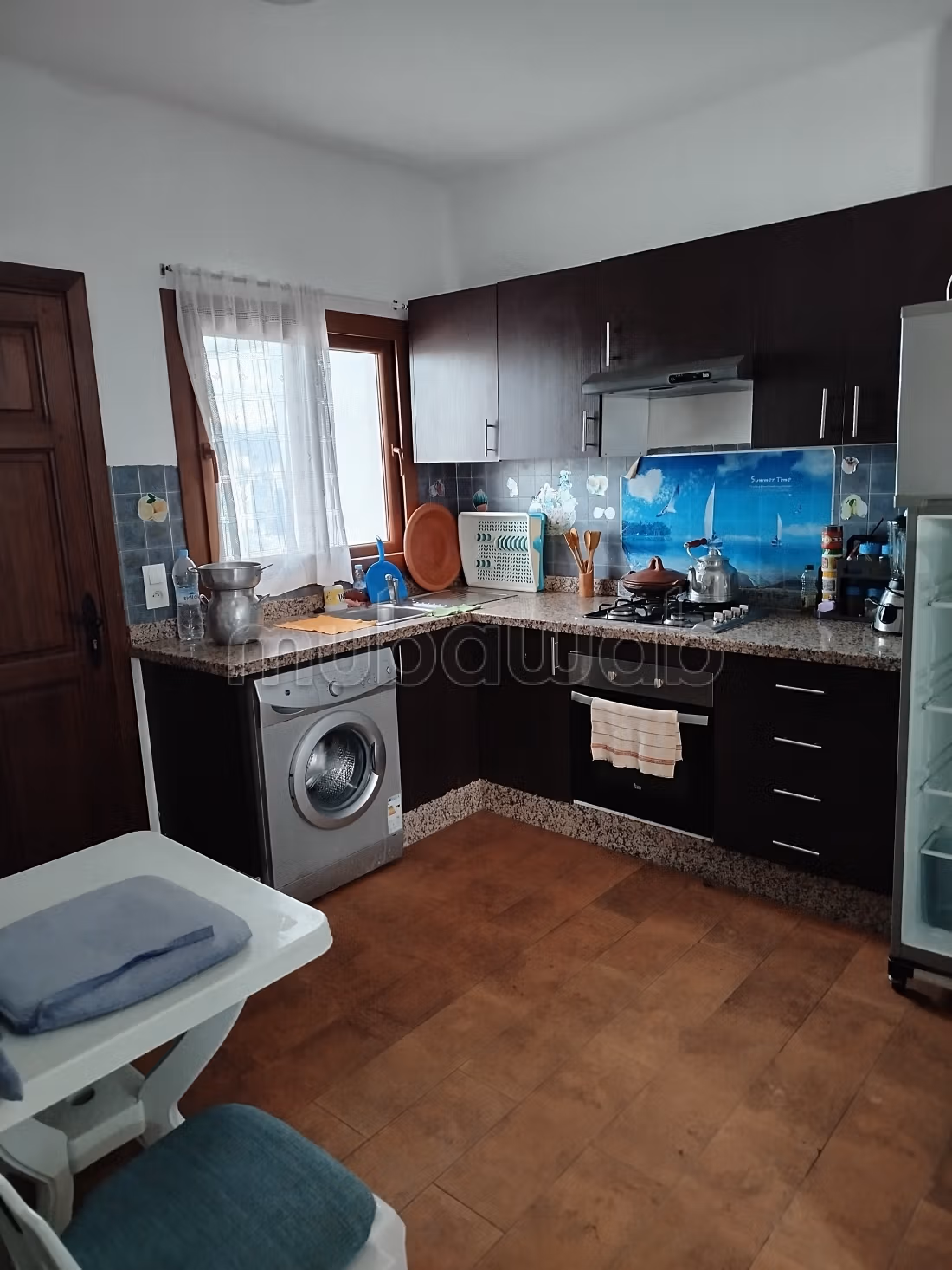Superbo appartamento in affitto a M'Diq. 1 camera. Arredata