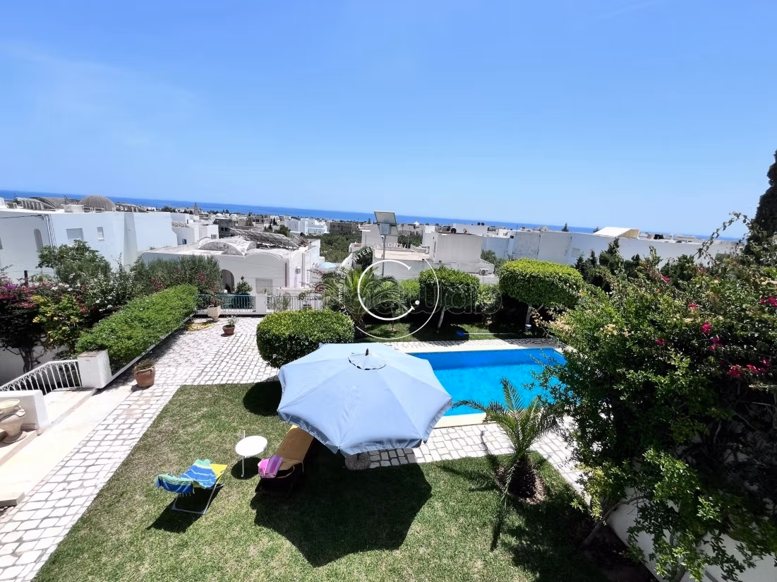 Villa à hammamet nord vue mer