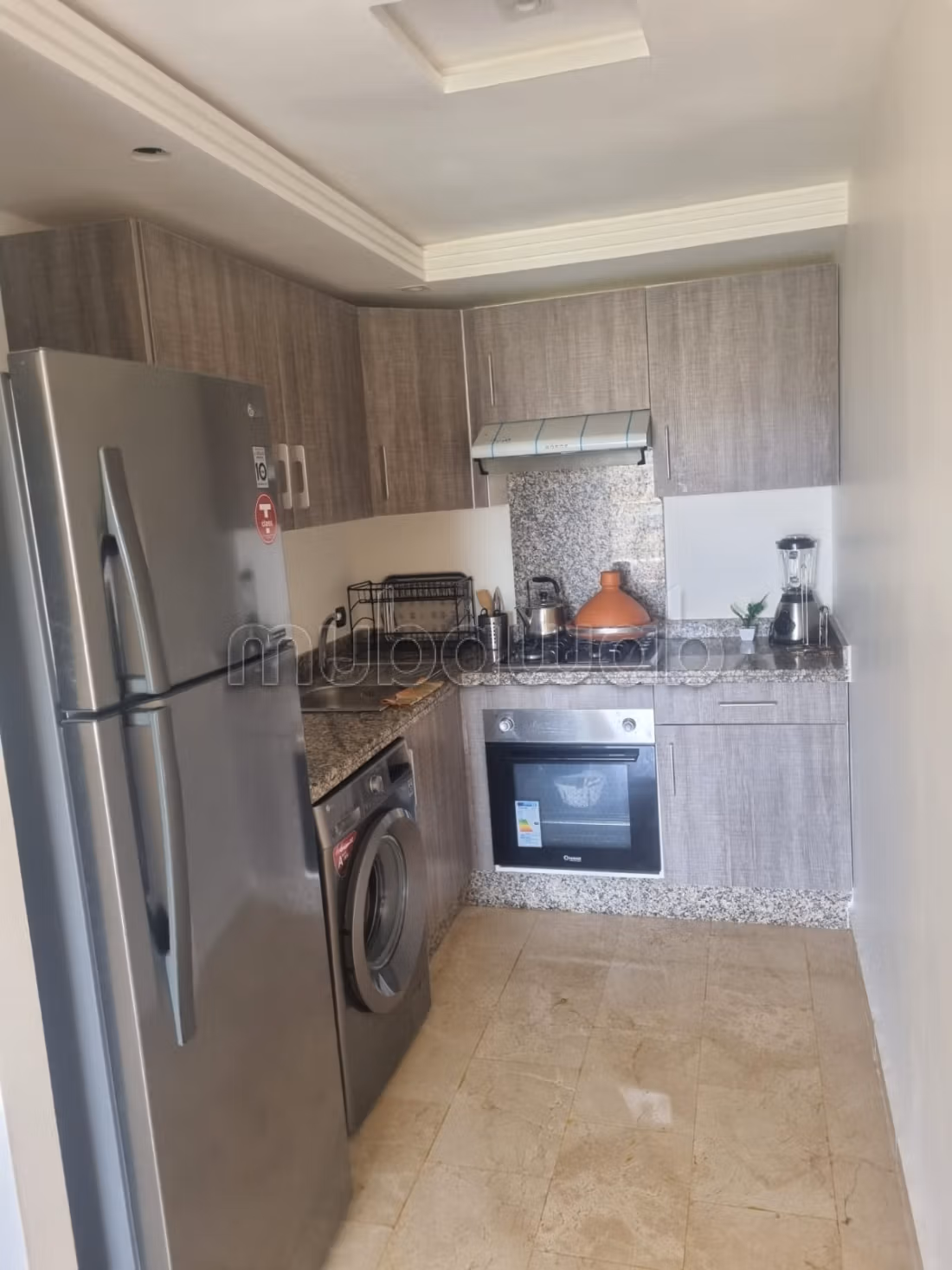 Superbo appartamento in affitto a Sidi Rahal Chatai. 2 camere. Ben arredato